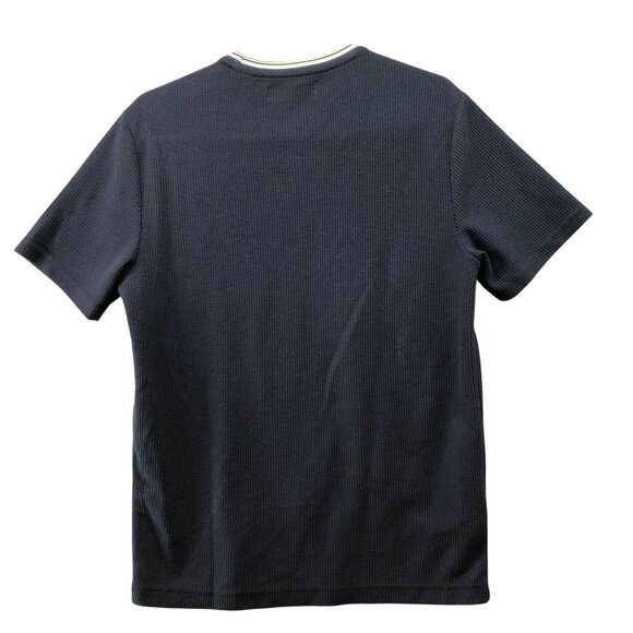 Original Penguin Munsingwear Waffle Short Sleeve T Shirt Mens XS Navy Blue - Picture 2 of 9